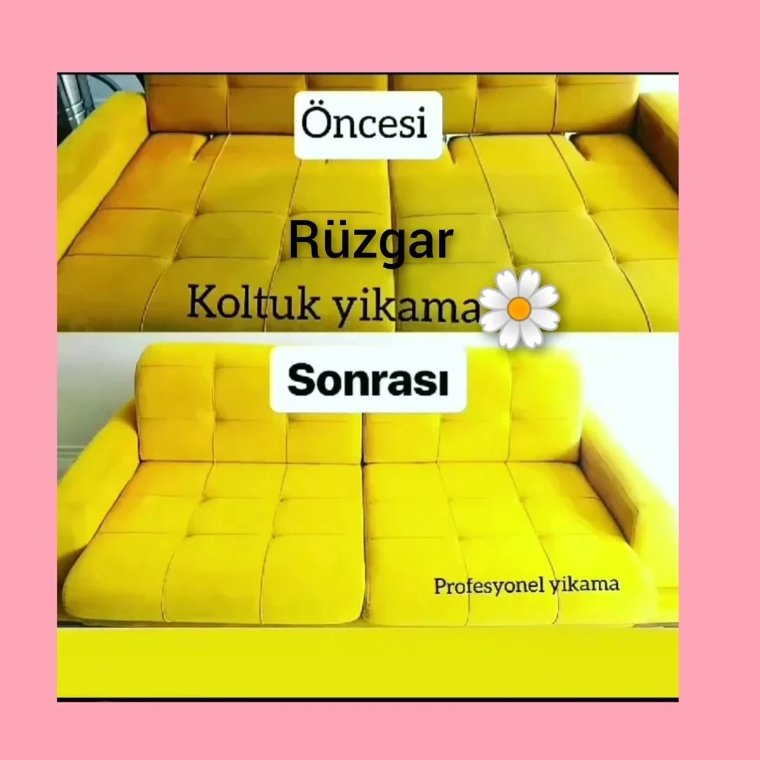 Koltuk Önce / Sonra - Rüzgar Koltuk Yıkama Çanakkale